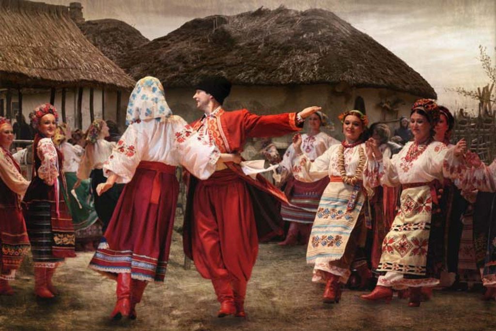 Славянские пляски. Славянские народные танцы. Русские народные гуляния. Музыкальный фольклор. Русские украинские поют